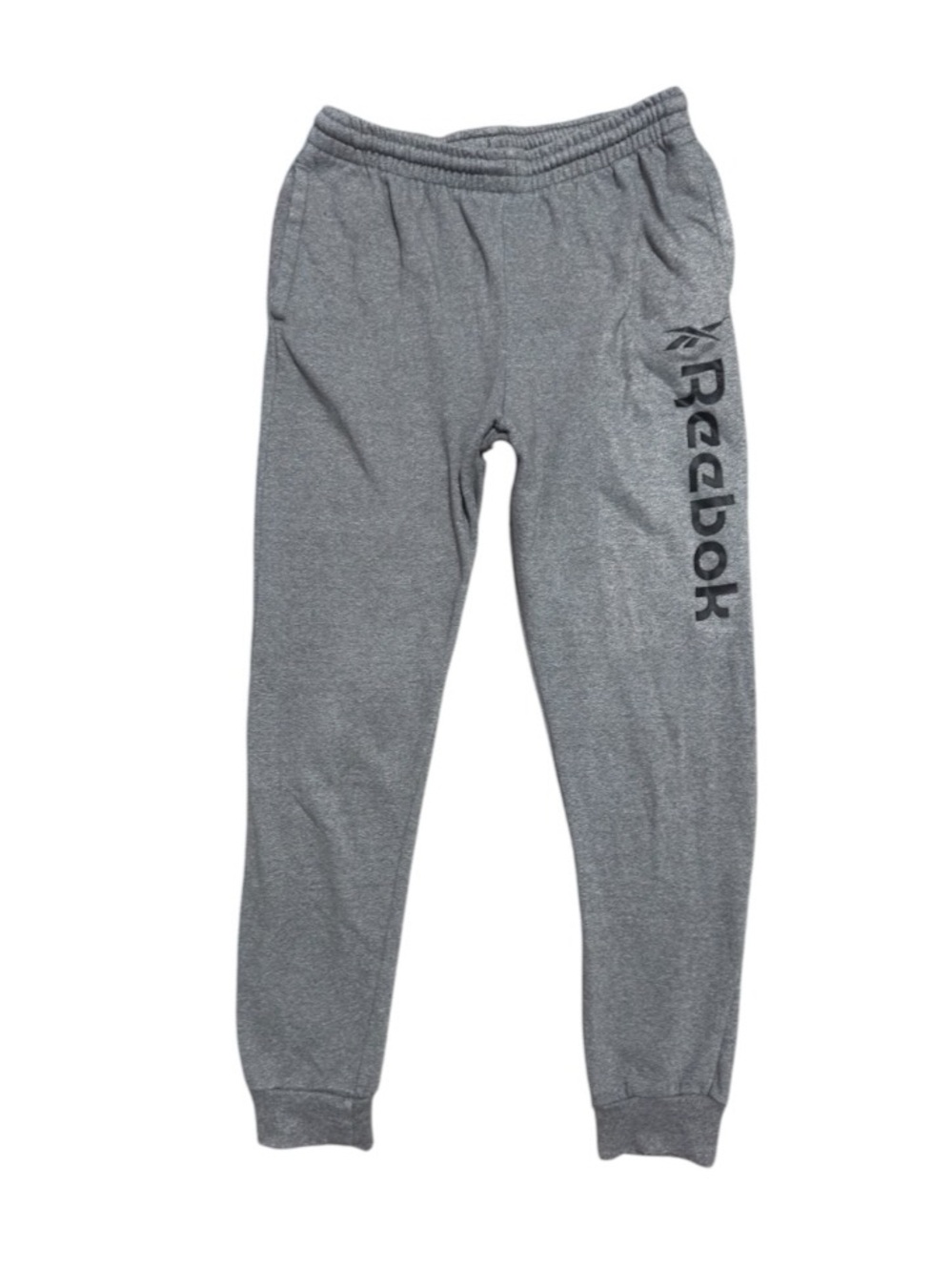 Reebok Boy’s Heather Grey Logo Jogger Sweatpants